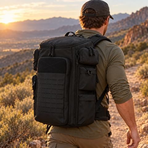 Forje Ruck on a mountain trail